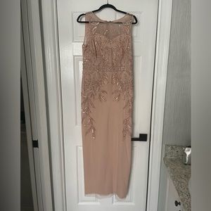 Beautiful pappel studio dress rose gold with beading